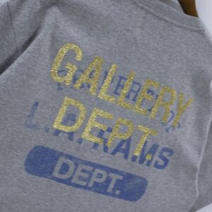 gallery dept gold letter t shirt multicolor