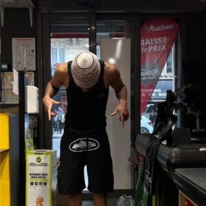 sssaint louis cargo shorts with belt