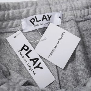 cdg play relaxed pants black