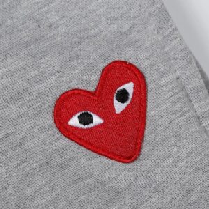 cdg play relaxed pants black