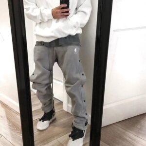 fog x nb dual snap joggers gray