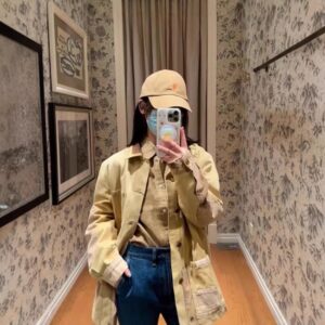 ralph lauren colorblock jacket khaki