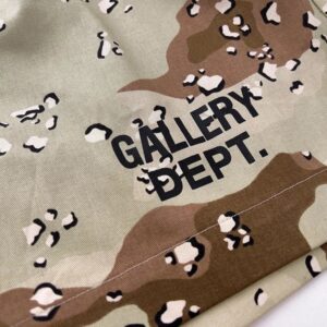 gallery dept camo shorts multicolor