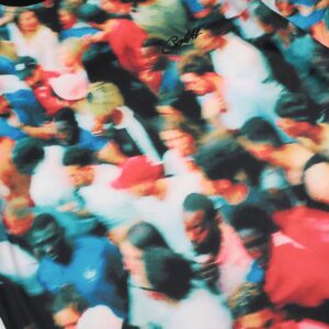 corteiz crowd print t shirt multi