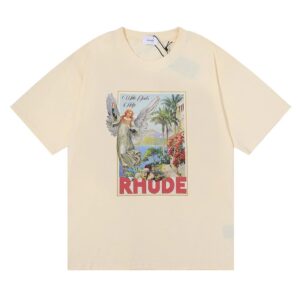 rhude print t shirt multi