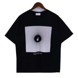rhude slogan print t shirt multicolor