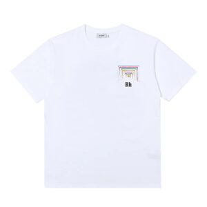 rhude rainbow t shirt multicolor