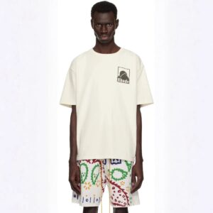 rhude sunset print t shirt multicolor