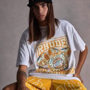 rhude championship tee multicolor