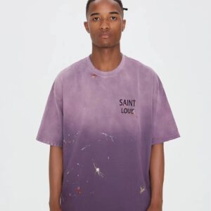 saint louis vintage t shirt purple