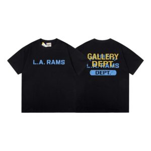 gallery dept gold letter t shirt multicolor