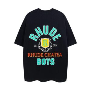 rhude multicolor print tee