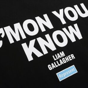 represent vintage graphic tee black