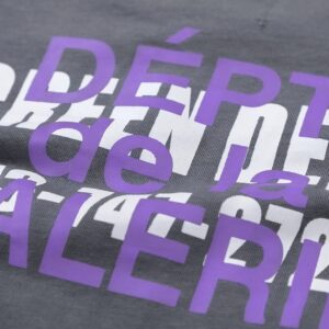 gallery dept letter print tee multi color