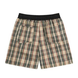 rhude plaid mesh shorts multicolor