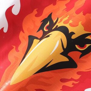 rhude flaming eagle t shirt multicolor