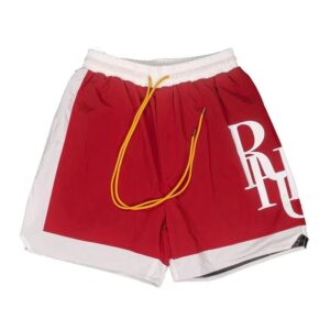 rhude colorblock beach shorts multi