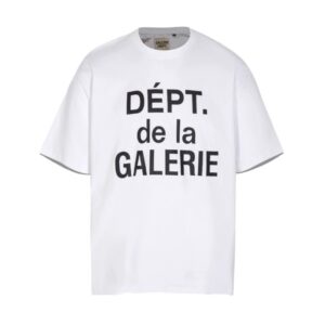 gallery dept black tee multicolor