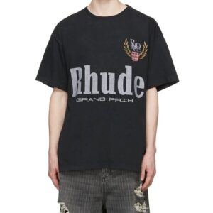 rhude graphic tee multicolor