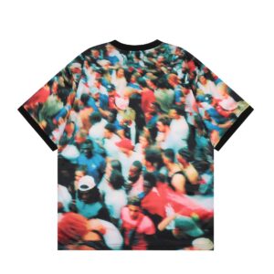 corteiz crowd print t shirt multi
