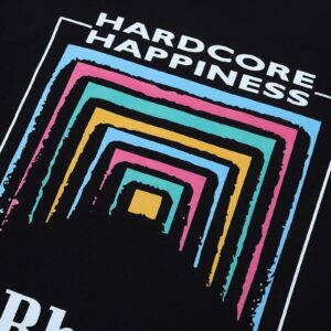 rhude rainbow t shirt multicolor