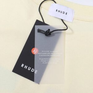 rhude island palm graphic tee multicolor