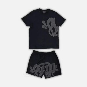 syn printed y2k streetwear set multicolor