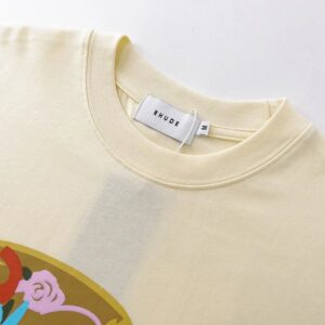 rhude graphic oversized t shirt multi