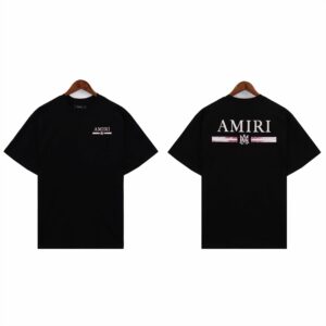 amiri letter printed t shirt