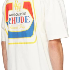 rhude wheat logo tee multicolor