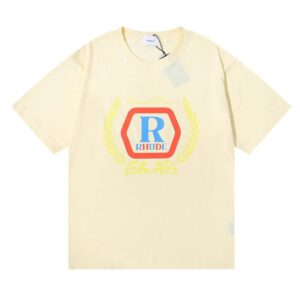 rhude wheat logo tee multicolor