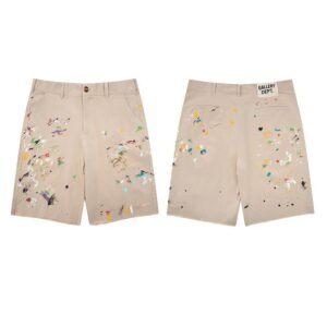 gallery dept paint splatter shorts multicolor