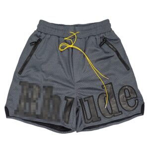 rhude mesh basketball shorts multicolor