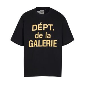 gallery dept black tee multicolor