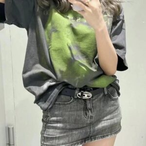 saint abstract print t shirt multi