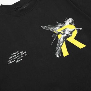 represent pegasus tee black and white