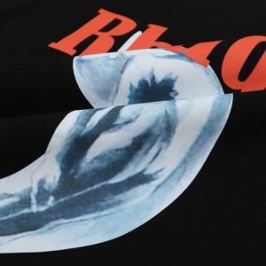 rhude abstract art printed tee multicolor