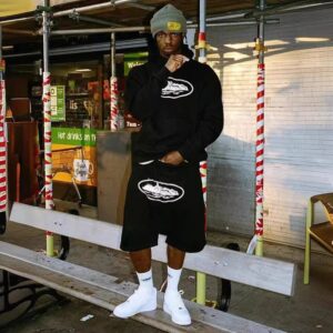 24s devil island printed shorts multicolor