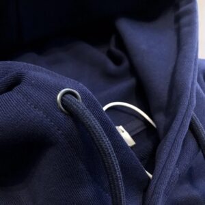 cel navy blue anchor hoodie