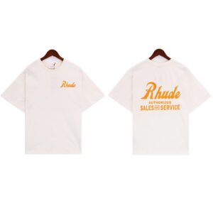 rhude wings logo t shirt multi