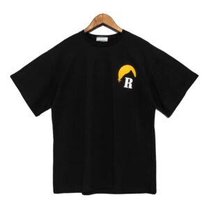 rhude sunset print tee black