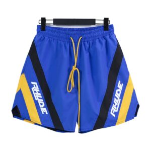 rhude striped quick dry shorts multicolor
