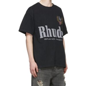 rhude graphic tee multicolor