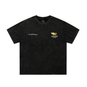 represent wing logo tee black