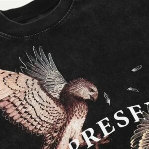 represent hunting eagle tee black/white