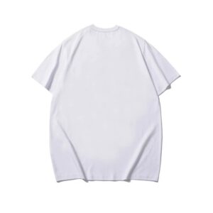 cdg play heart embroidery tee white