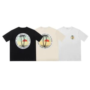 rhude graphic print t shirt multicolor