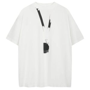 maison margiela cotton tee multicolor