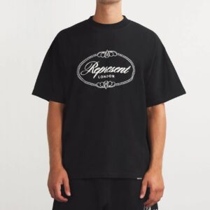 represent logo print set multicolor