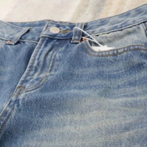 mm6 flared jeans blue